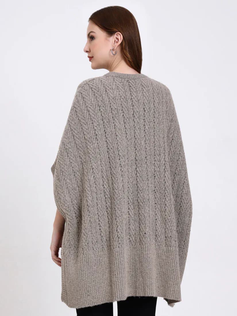 Ashwood Drape Poncho