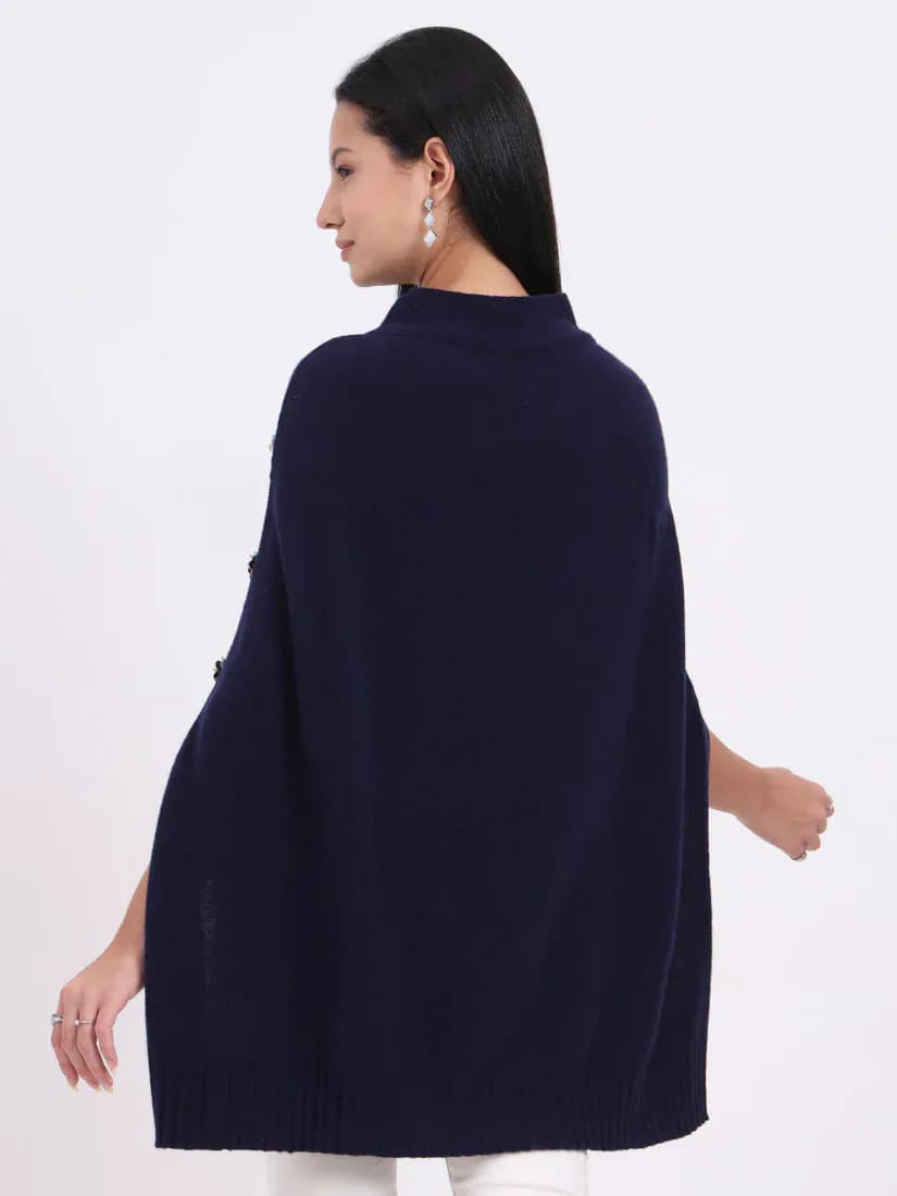 Midnight Crest Poncho
