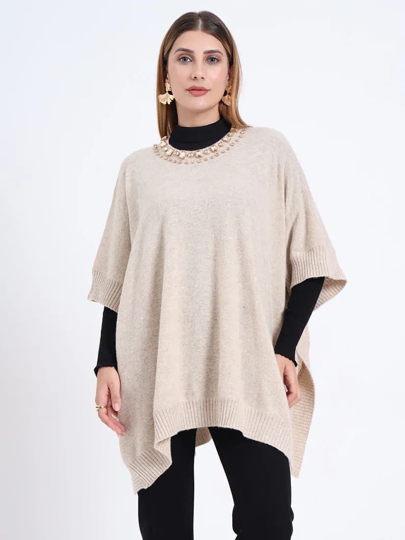  Ivory Aura Poncho