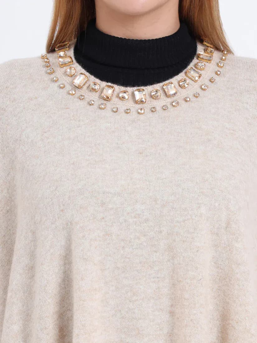  Ivory Aura Poncho