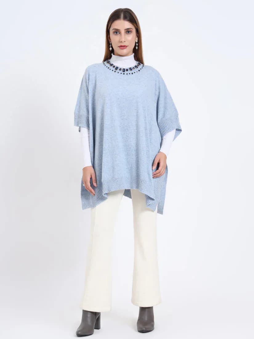  Sky Aura Poncho