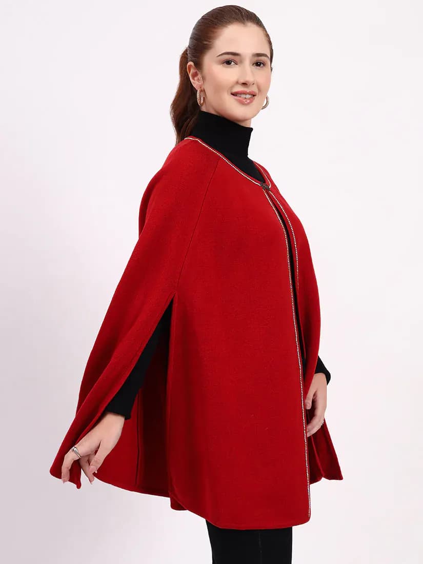 Crimson Monarch Poncho
