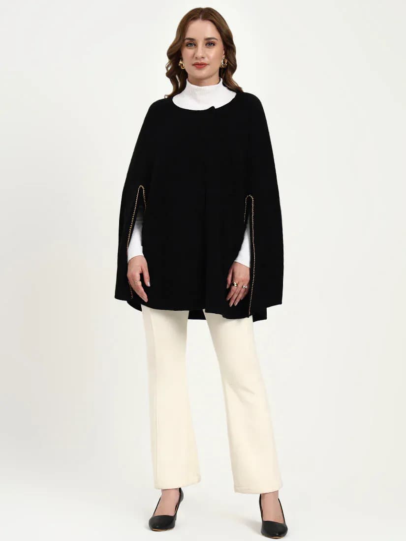 Noir Prestige Poncho