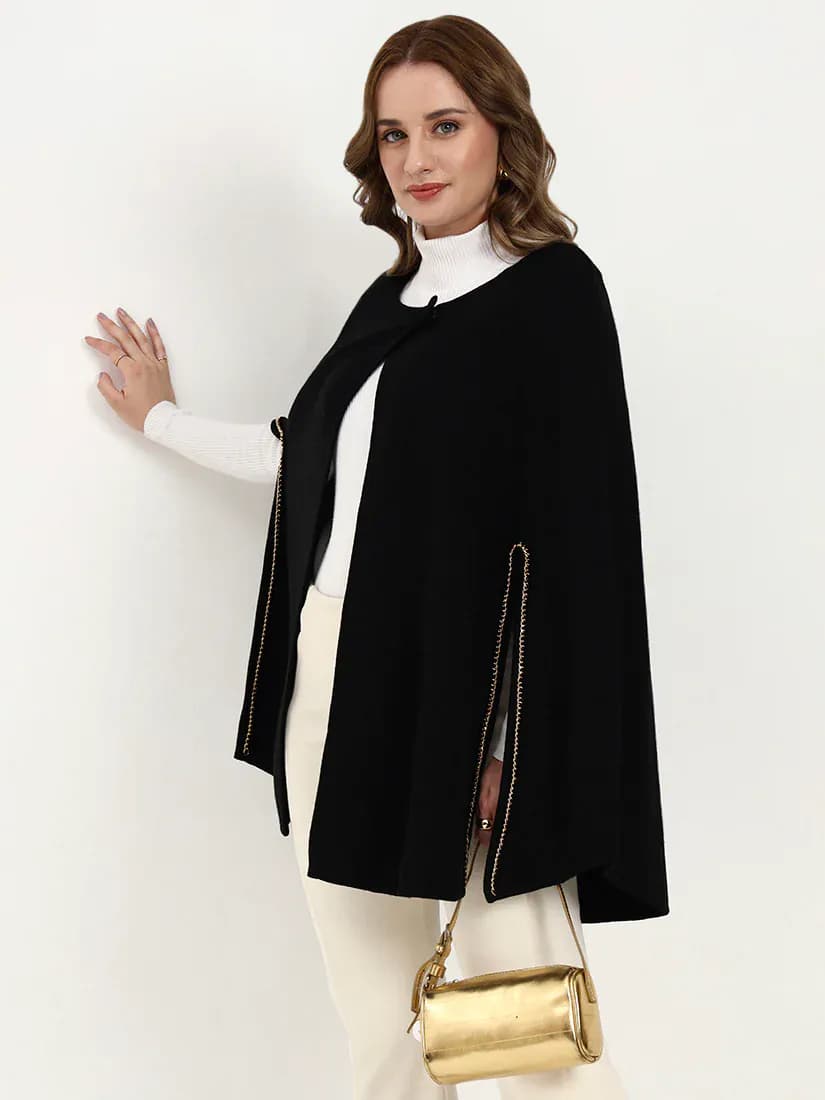 Noir Prestige Poncho