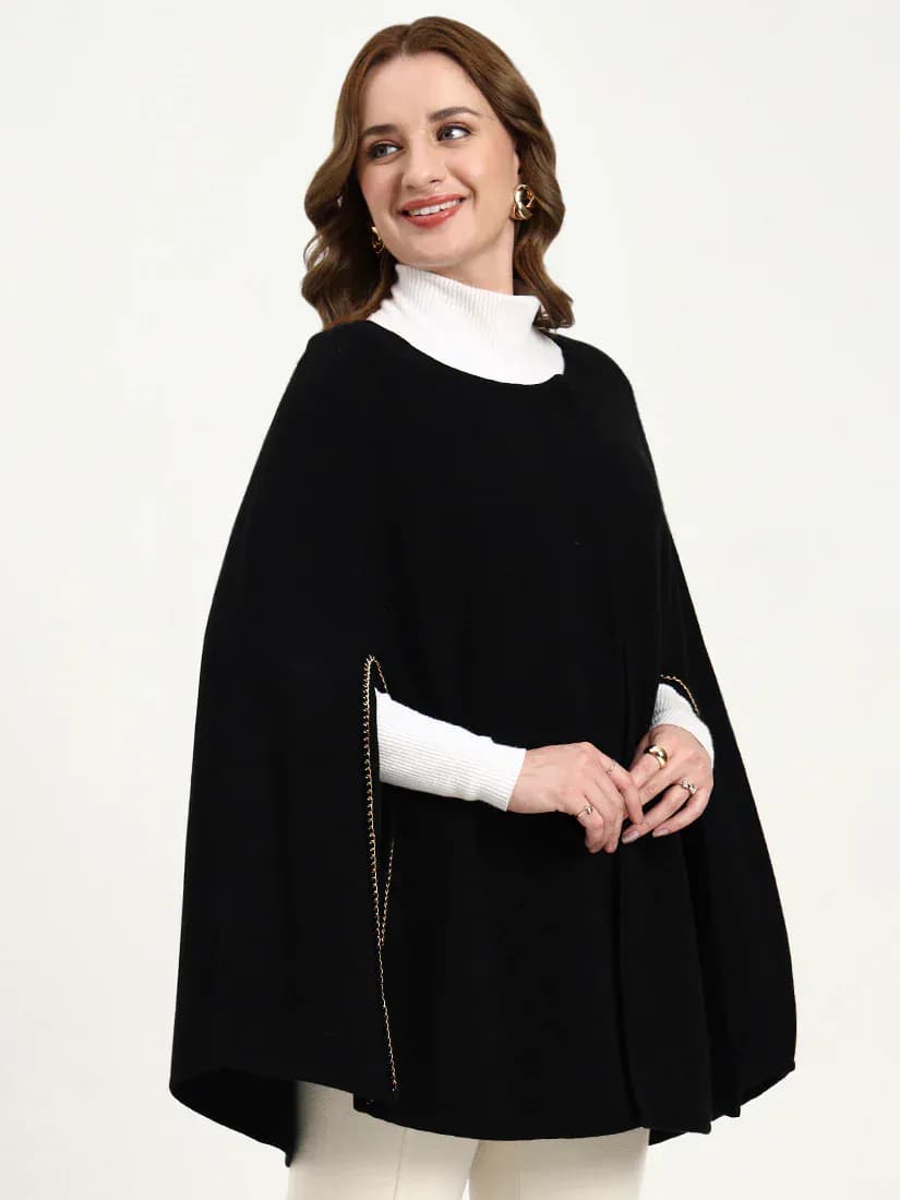 Noir Prestige Poncho