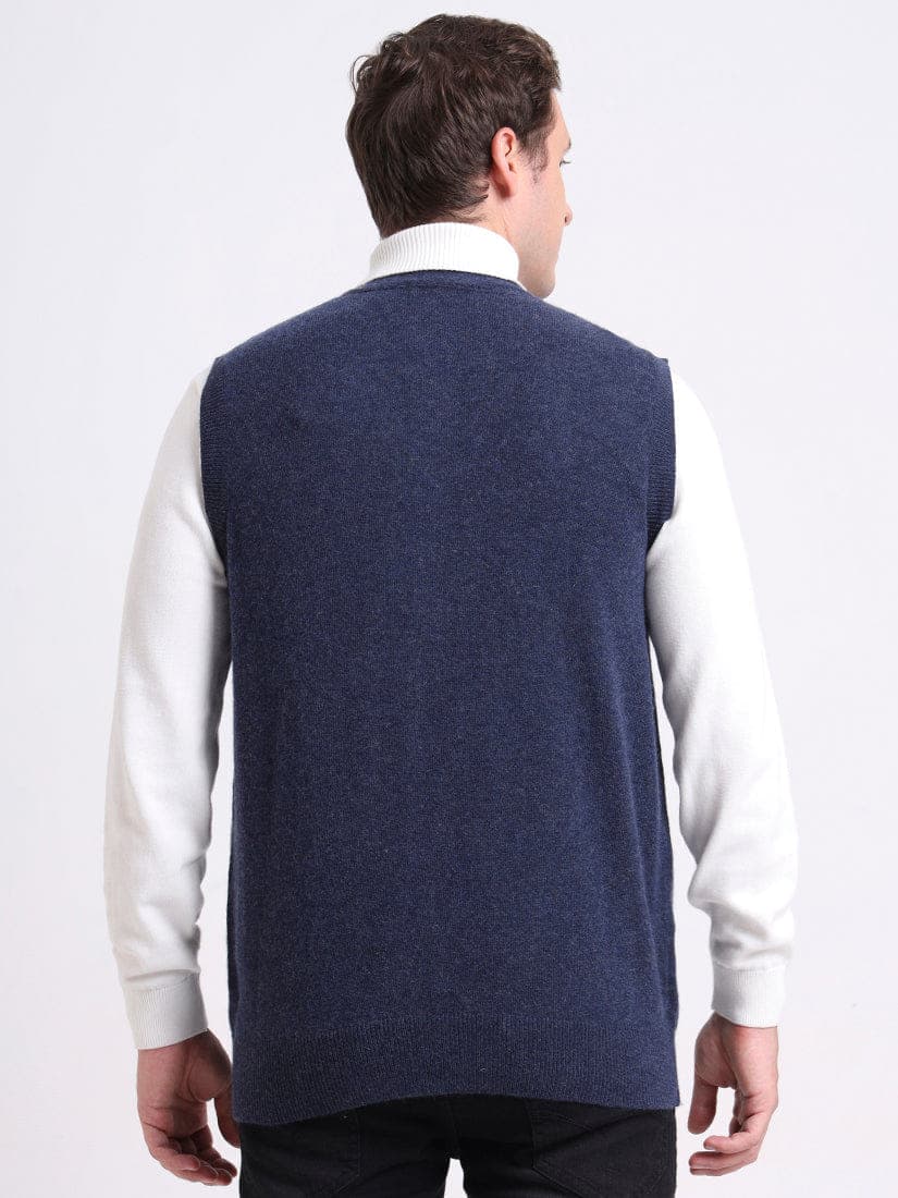 Lochside Midnight Sleeveless Cardigan