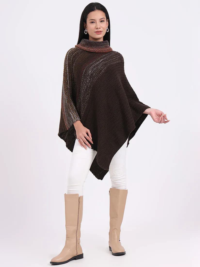 Chestnut Horizon Poncho