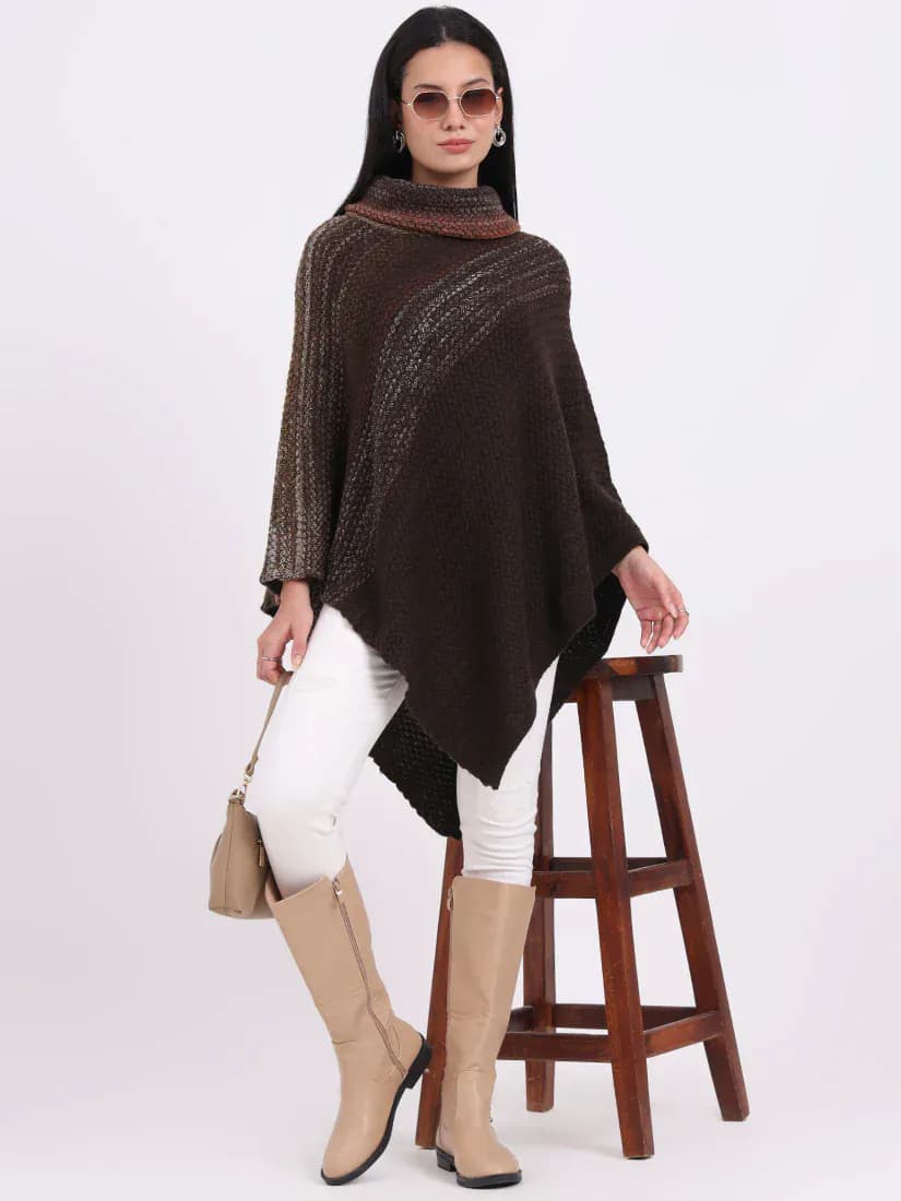 Chestnut Horizon Poncho