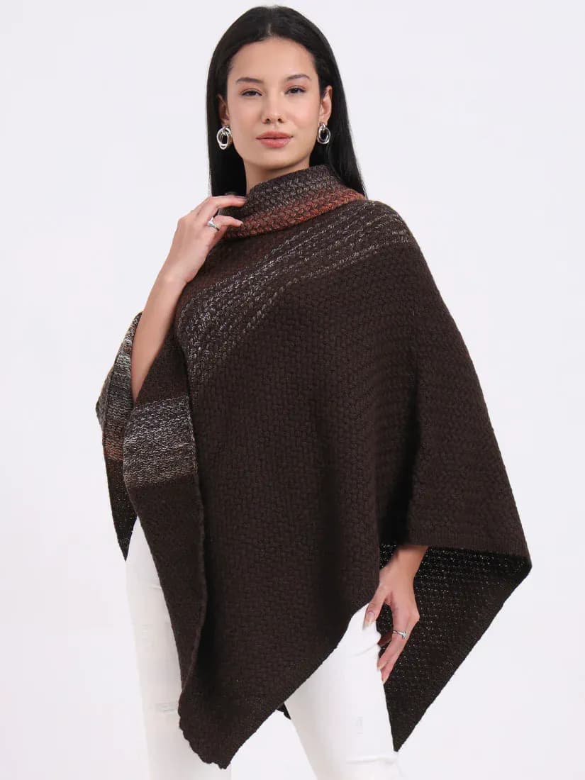 Chestnut Horizon Poncho