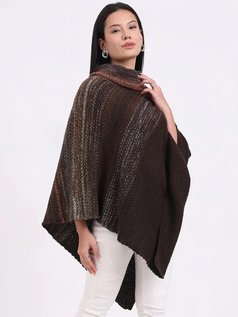 Chestnut Horizon Poncho
