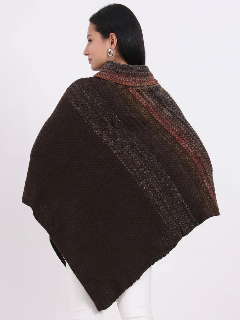 Chestnut Horizon Poncho