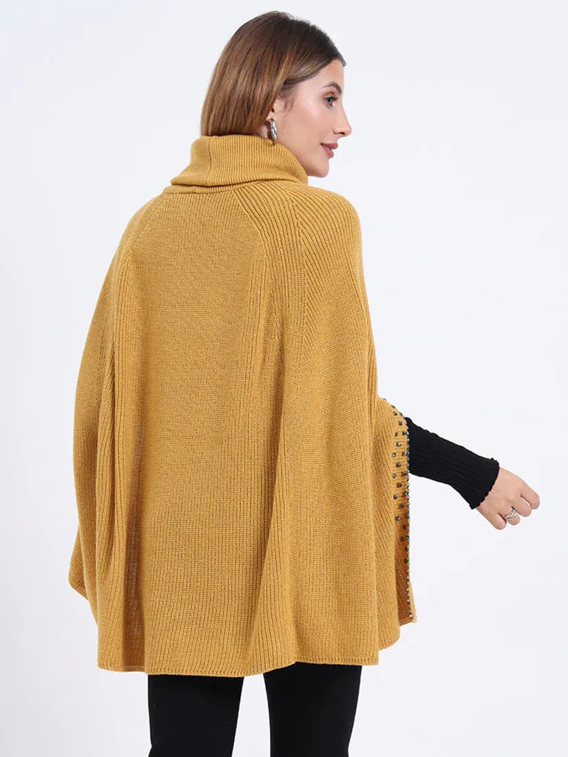  Golden Saffron Poncho