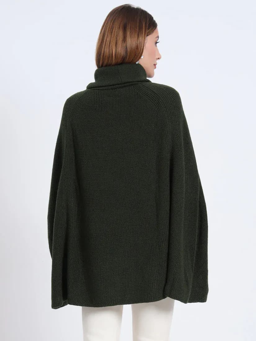 Olive Terra Poncho
