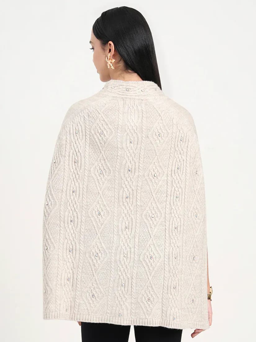  Ivory Pearl Poncho
