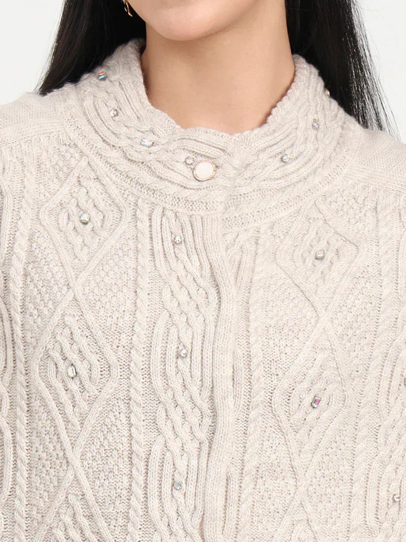  Ivory Pearl Poncho