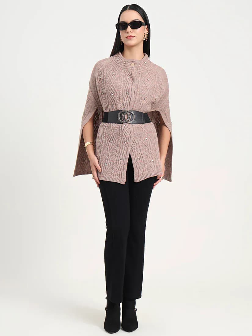 Rose Pearl Poncho