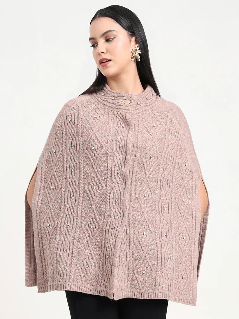 Rose Pearl Poncho