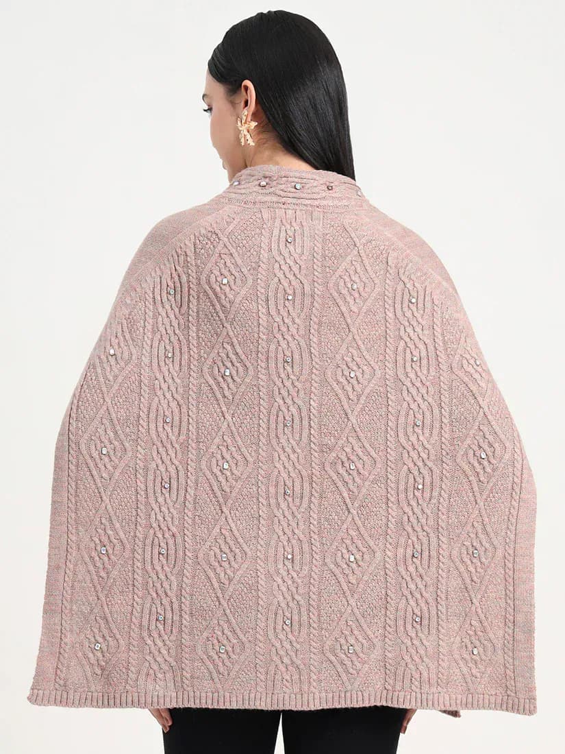 Rose Pearl Poncho