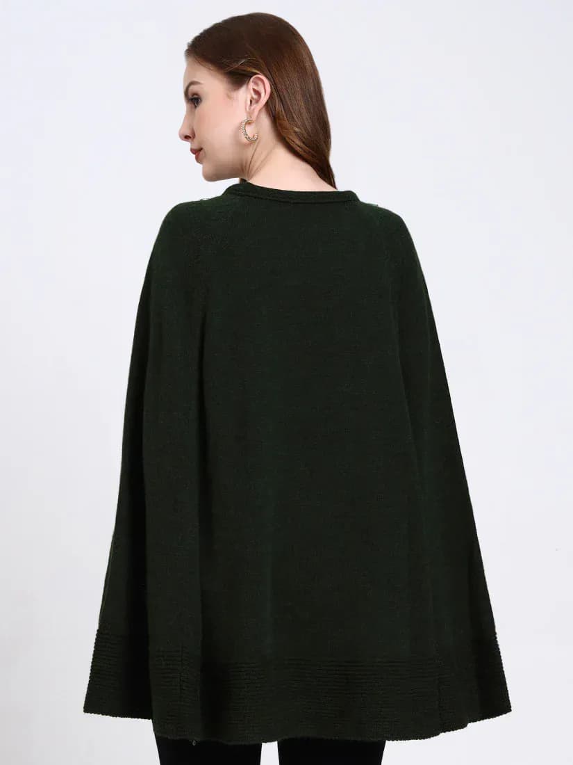 Emerald Crest Poncho