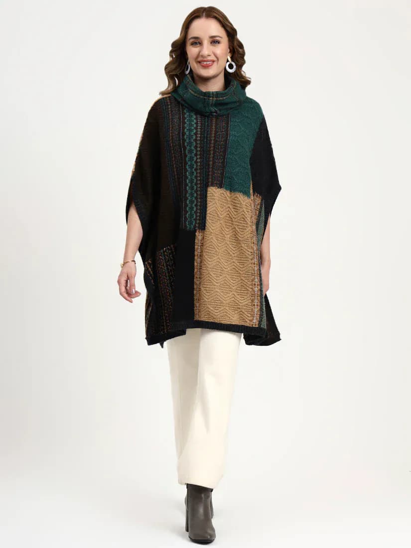  Woodland Tapestry Poncho