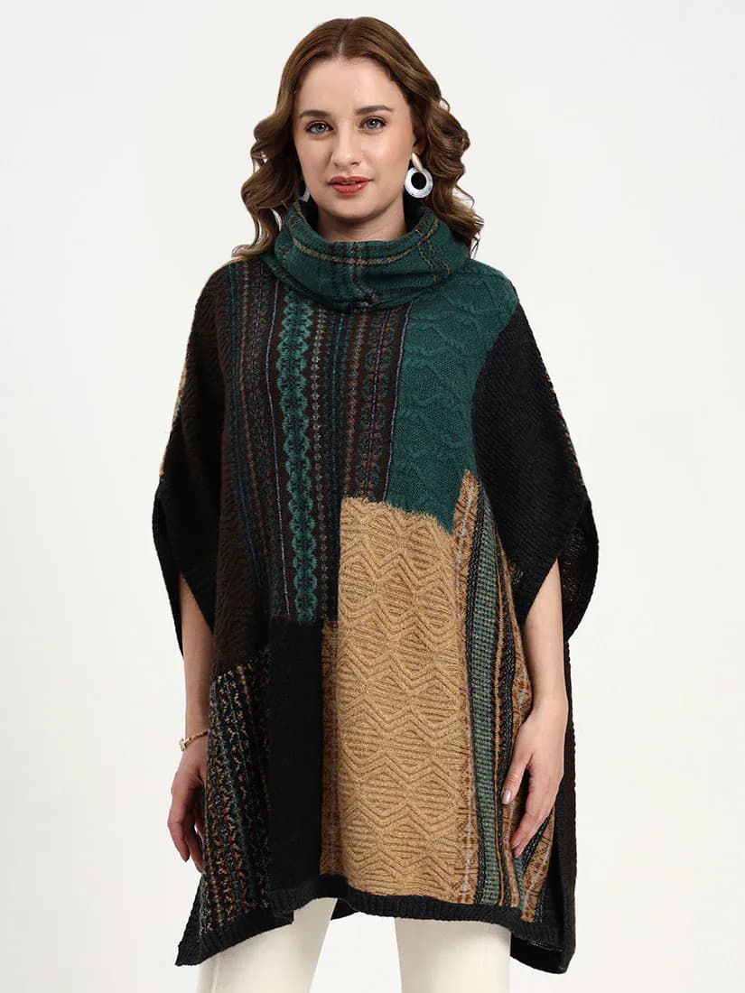  Woodland Tapestry Poncho