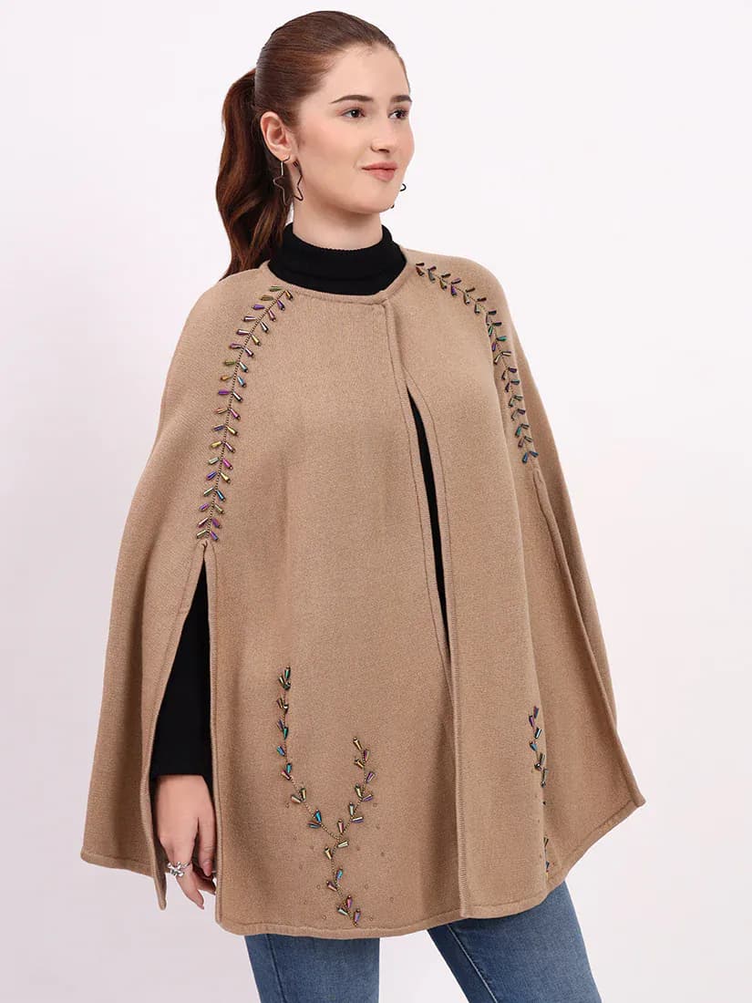  Sandstone Vine Poncho