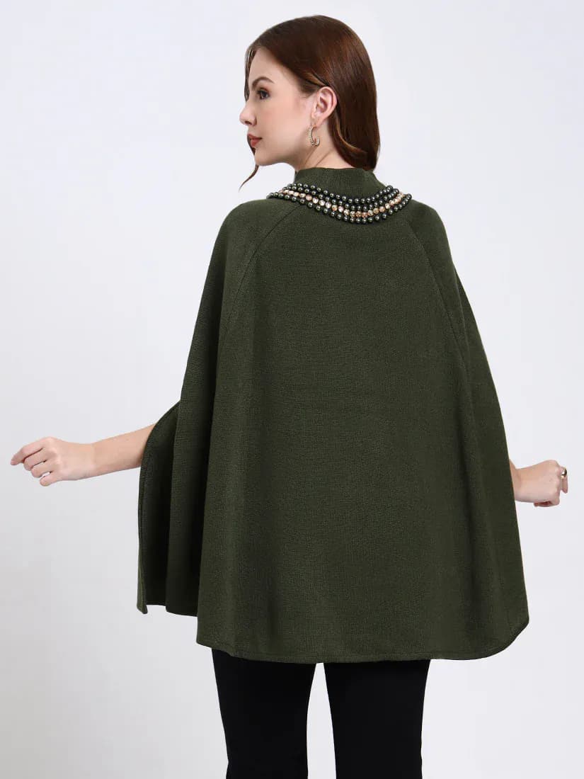 Verdant Halo Poncho