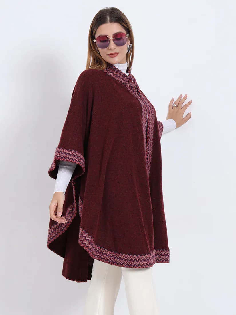 Crimson Border Cape