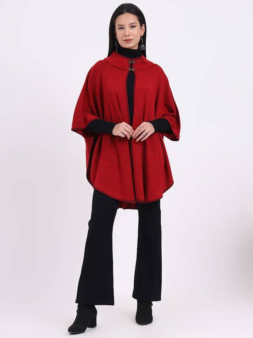 Garnet Weave Cape