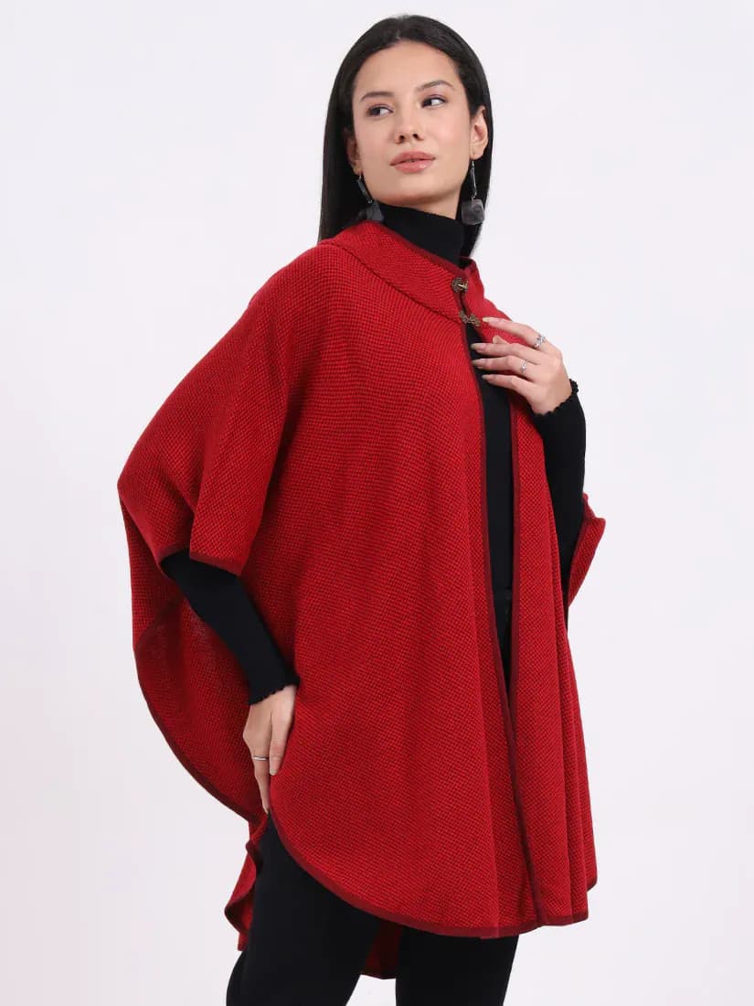 Garnet Weave Cape