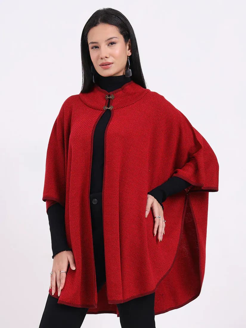 Garnet Weave Cape