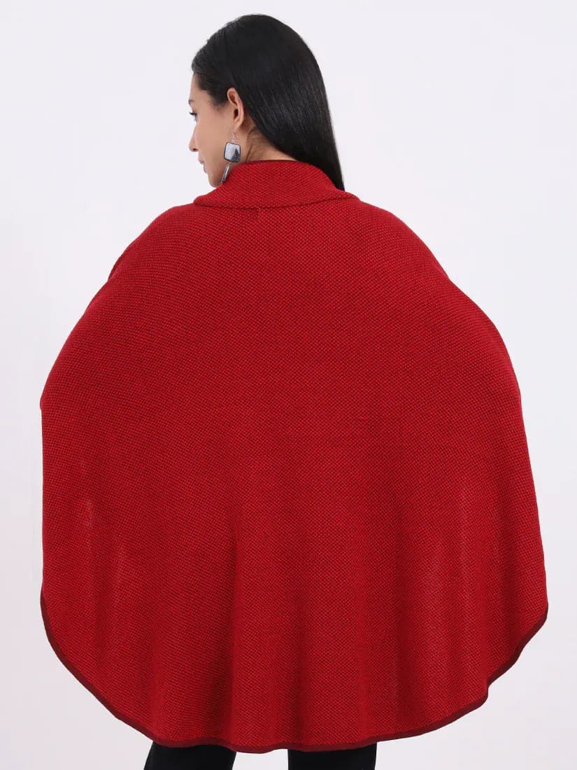 Garnet Weave Cape