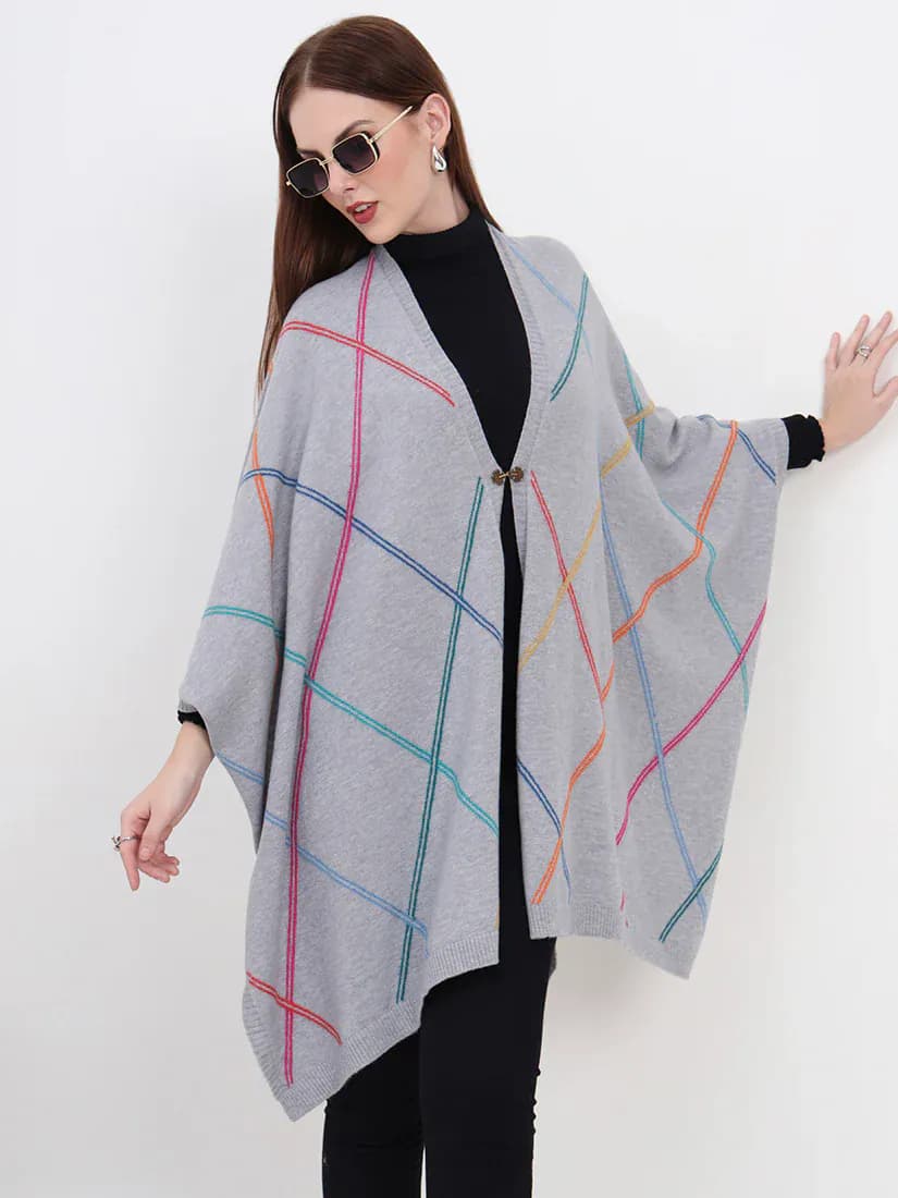 Slate Grid Cape