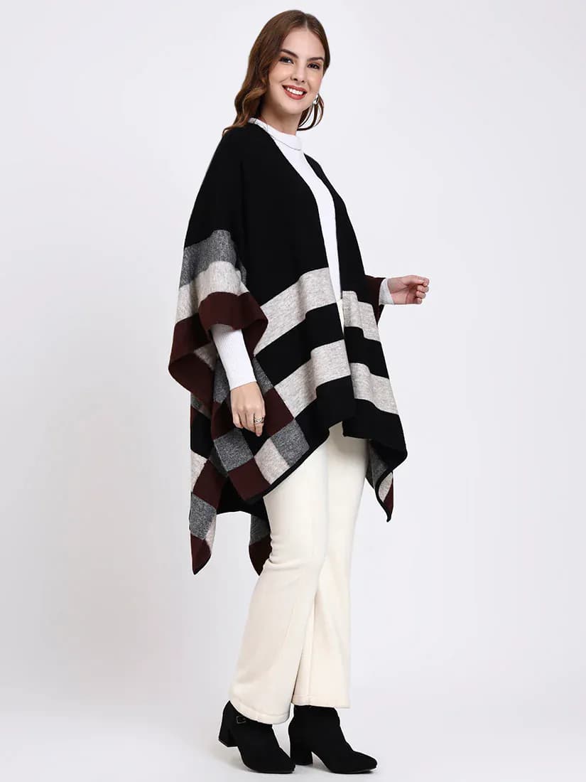  Nocturne Check Cape