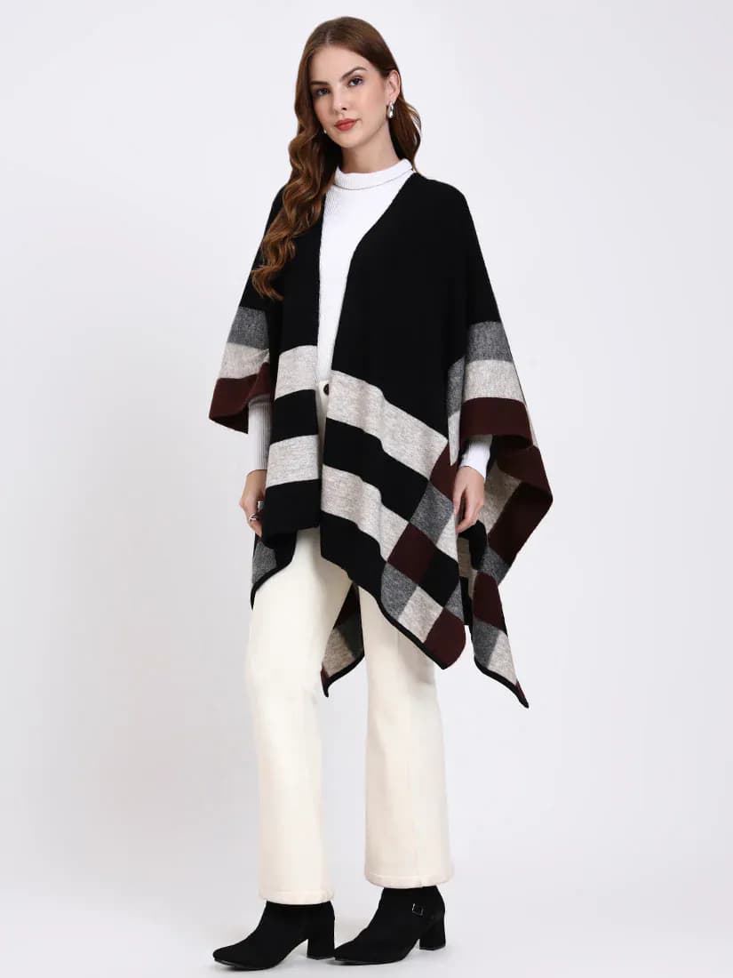  Nocturne Check Cape