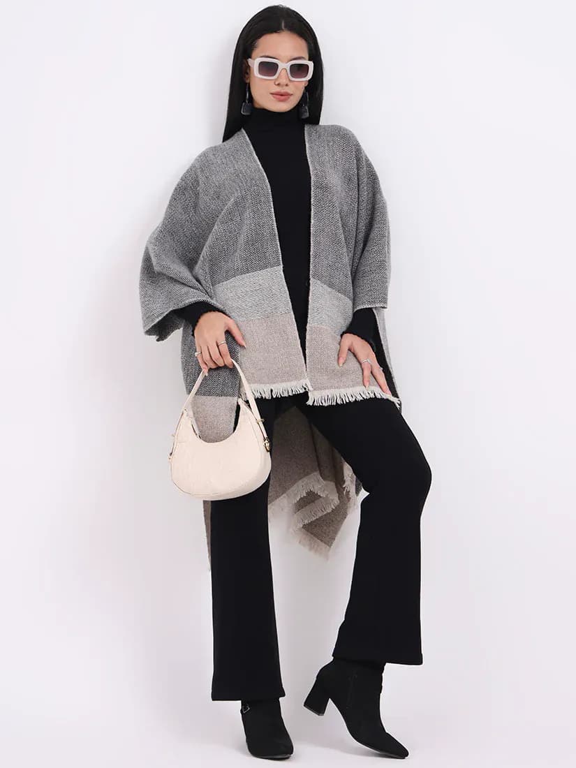  Ashwood Herringbone Handwoven Cape