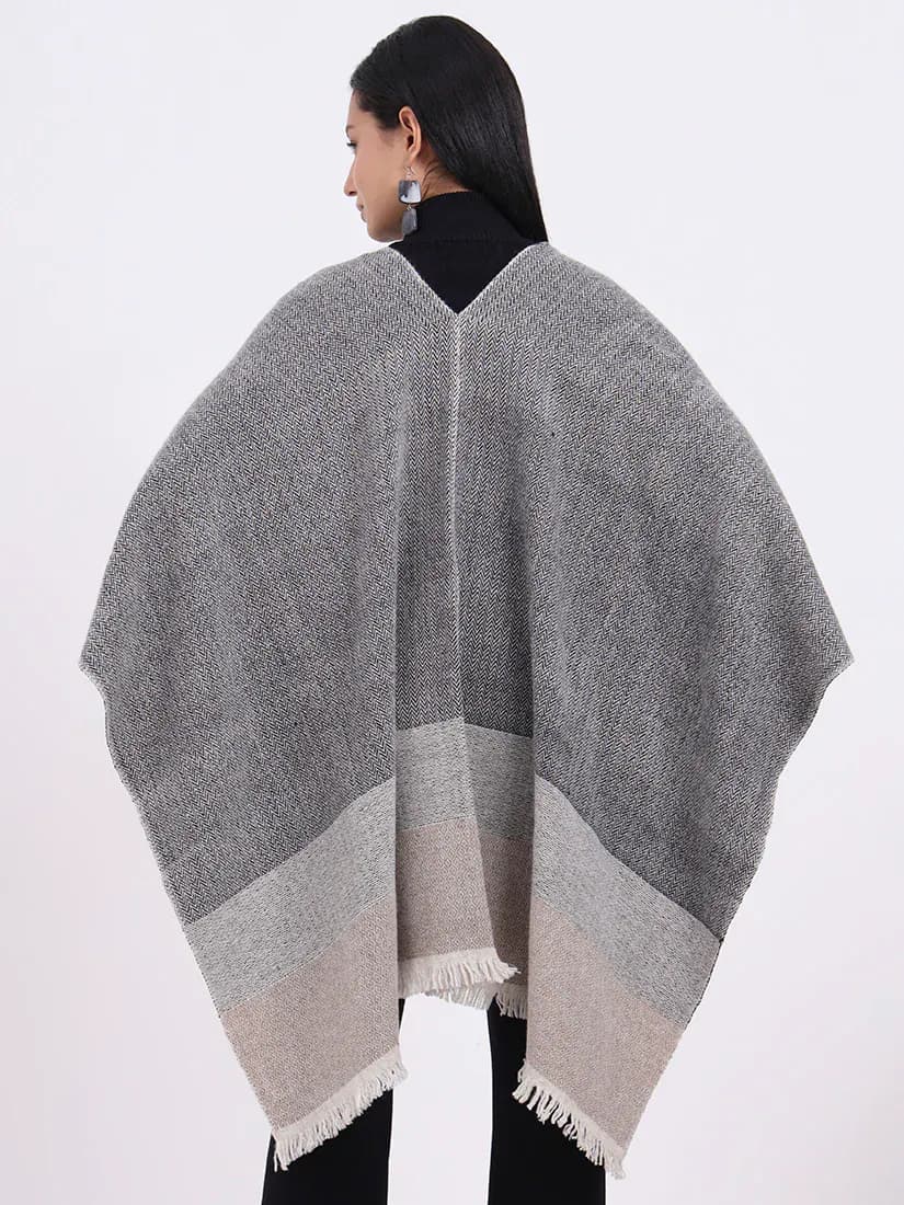  Ashwood Herringbone Handwoven Cape