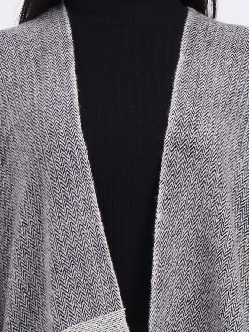  Ashwood Herringbone Handwoven Cape