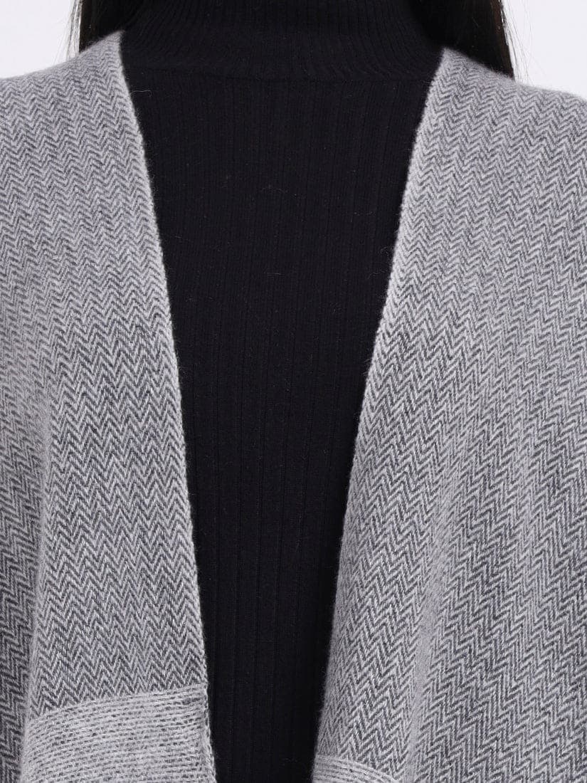 Plumwood Herringbone Handwoven Cape