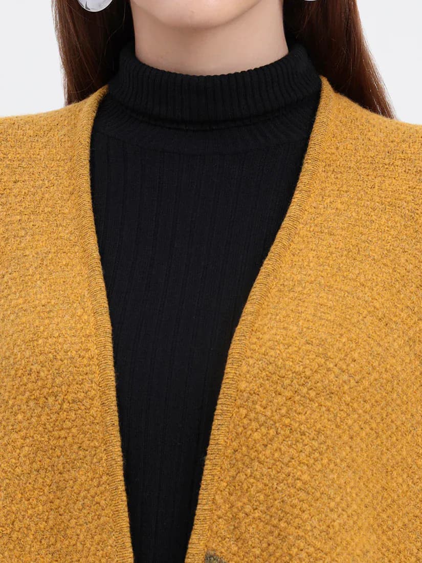 Golden Ember Chevron Cape