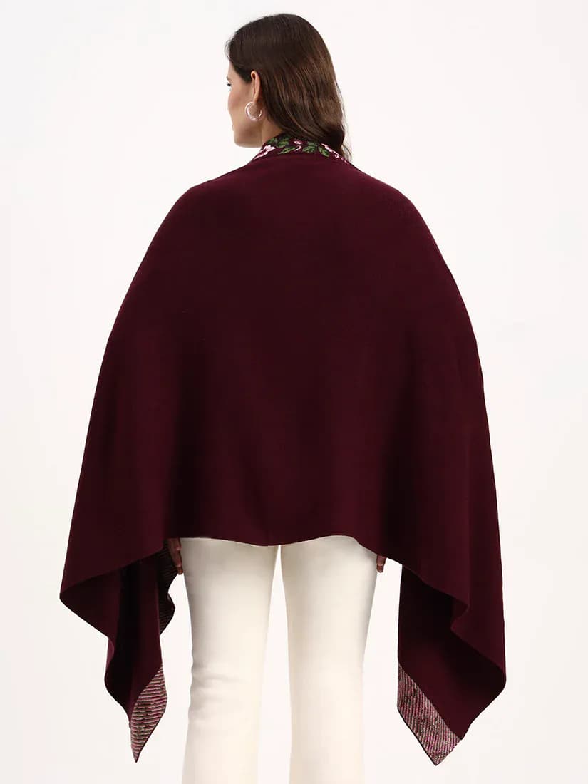 Merlot Bloom Stole