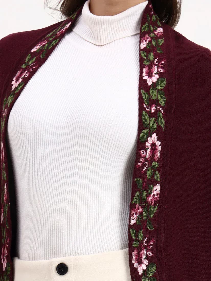 Merlot Bloom Stole