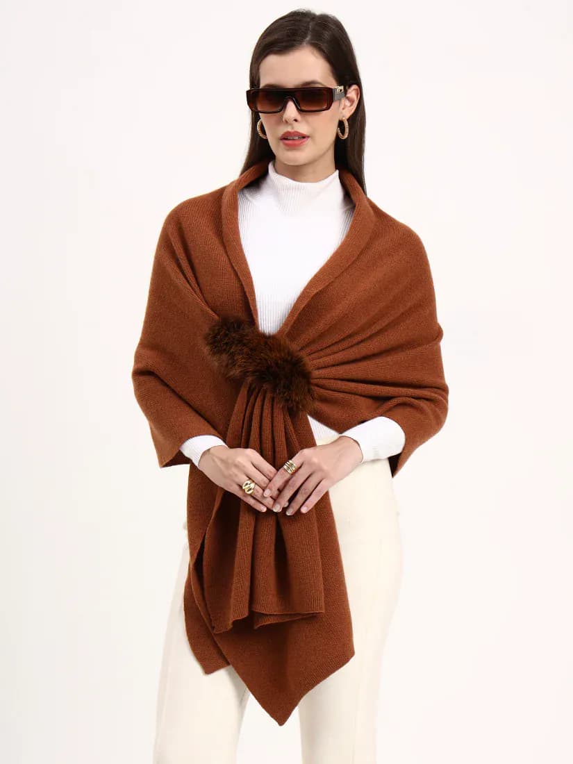  Autumn Ember Fur Wrap