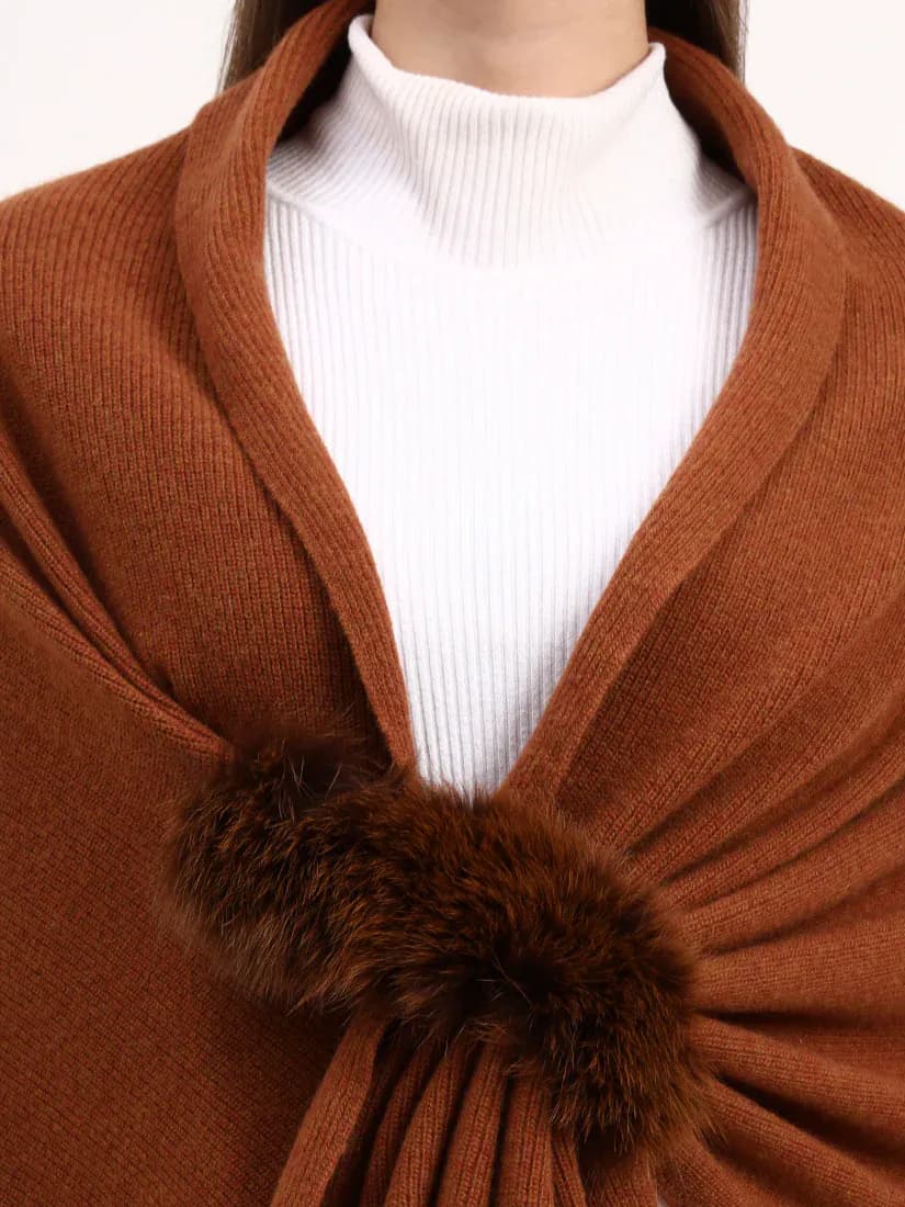  Autumn Ember Fur Wrap