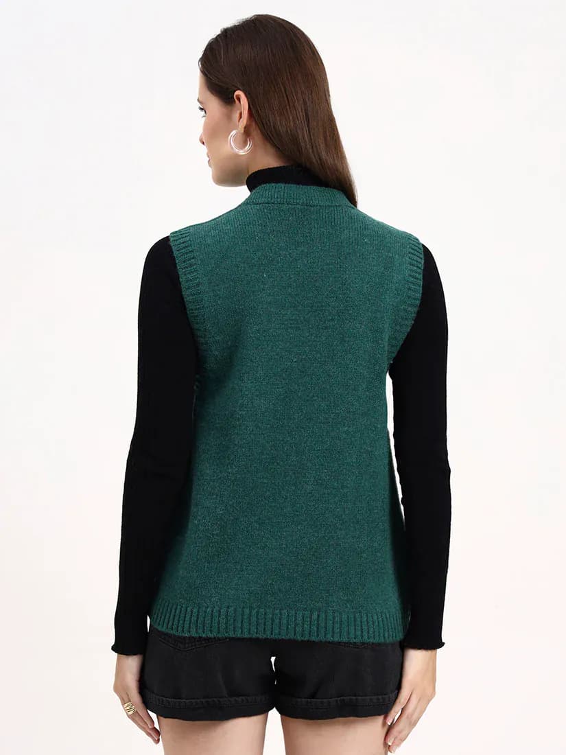  Willow Mist Sleeveless Cardigan