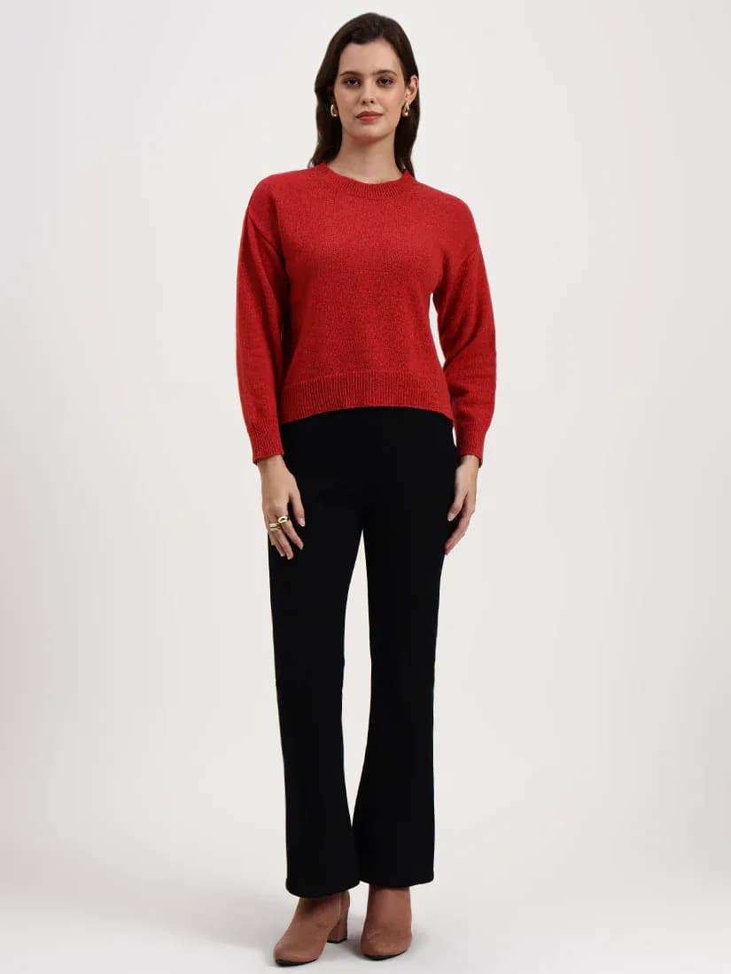 Crimson Hearth Pullover