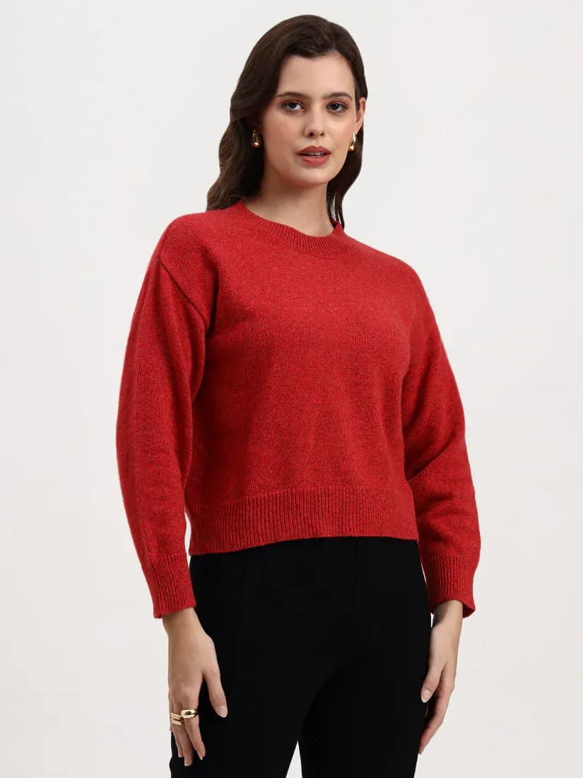 Crimson Hearth Pullover