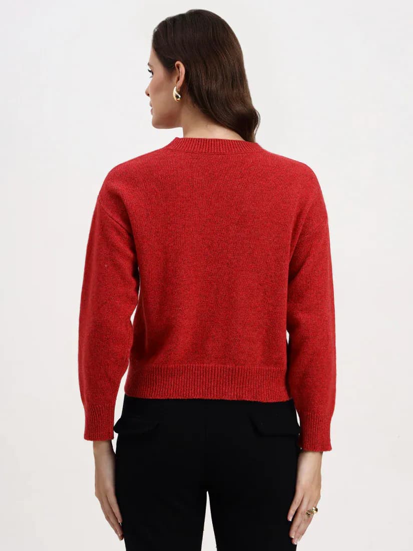 Crimson Hearth Pullover