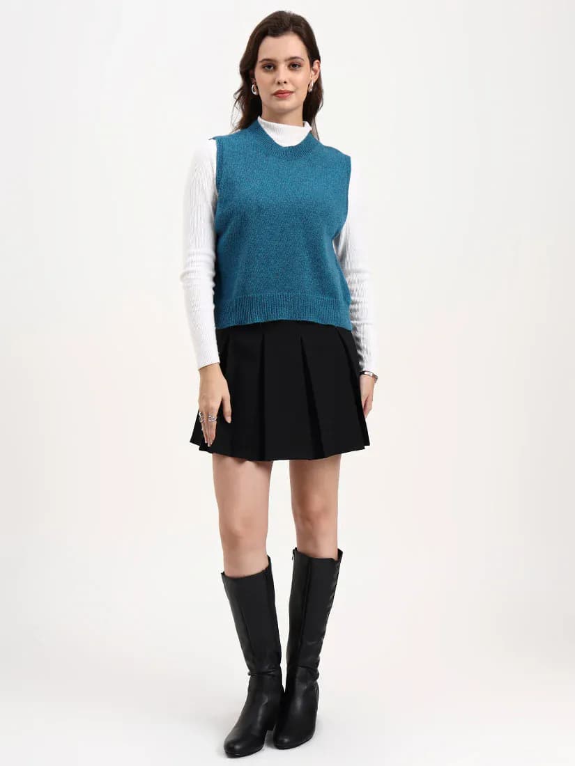 Ocean Mirage Sleeveless Cardigan