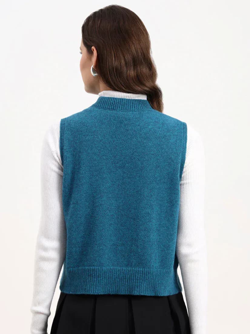 Ocean Mirage Sleeveless Cardigan